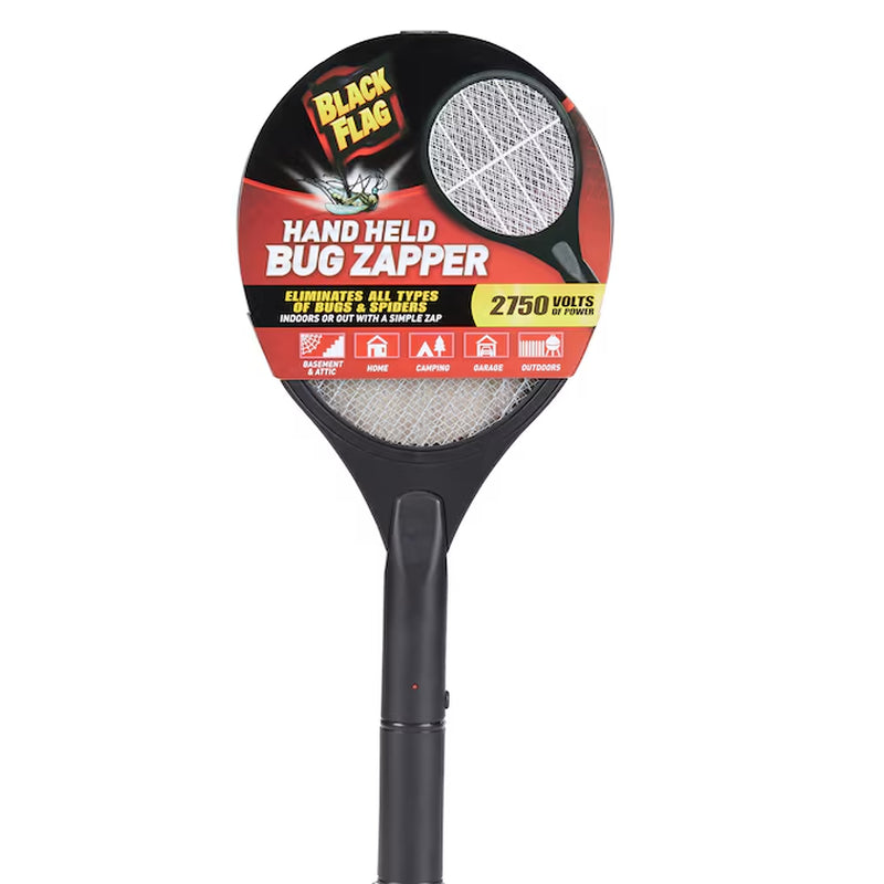 1 Count Bug Zapper Racket Unscented Home Perimeter Outdoor Device