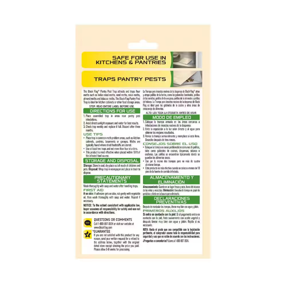 Pantry Pest Moth Glue Traps (2-Count)