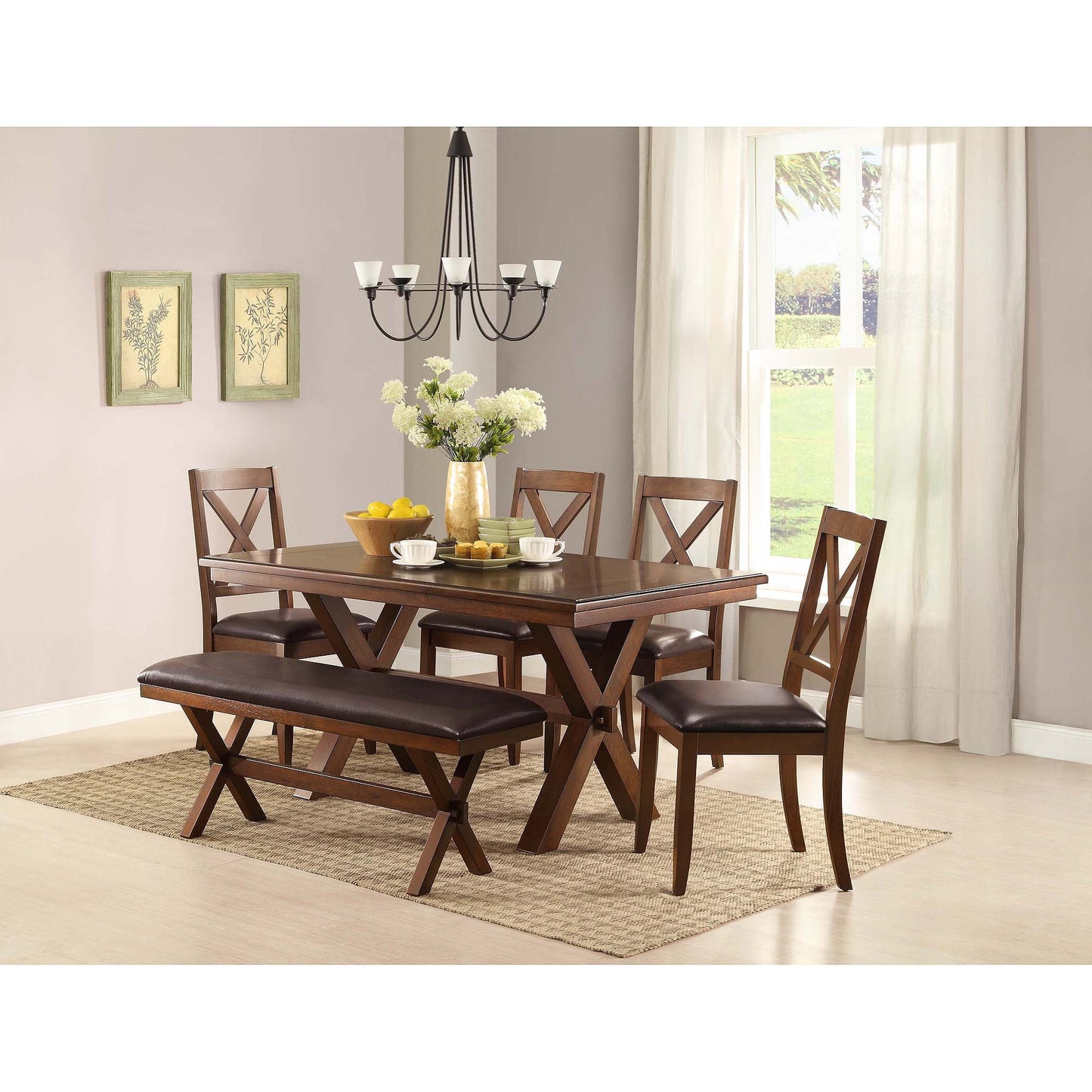 Maddox Crossing Dining Chair, Set of 2, Brown