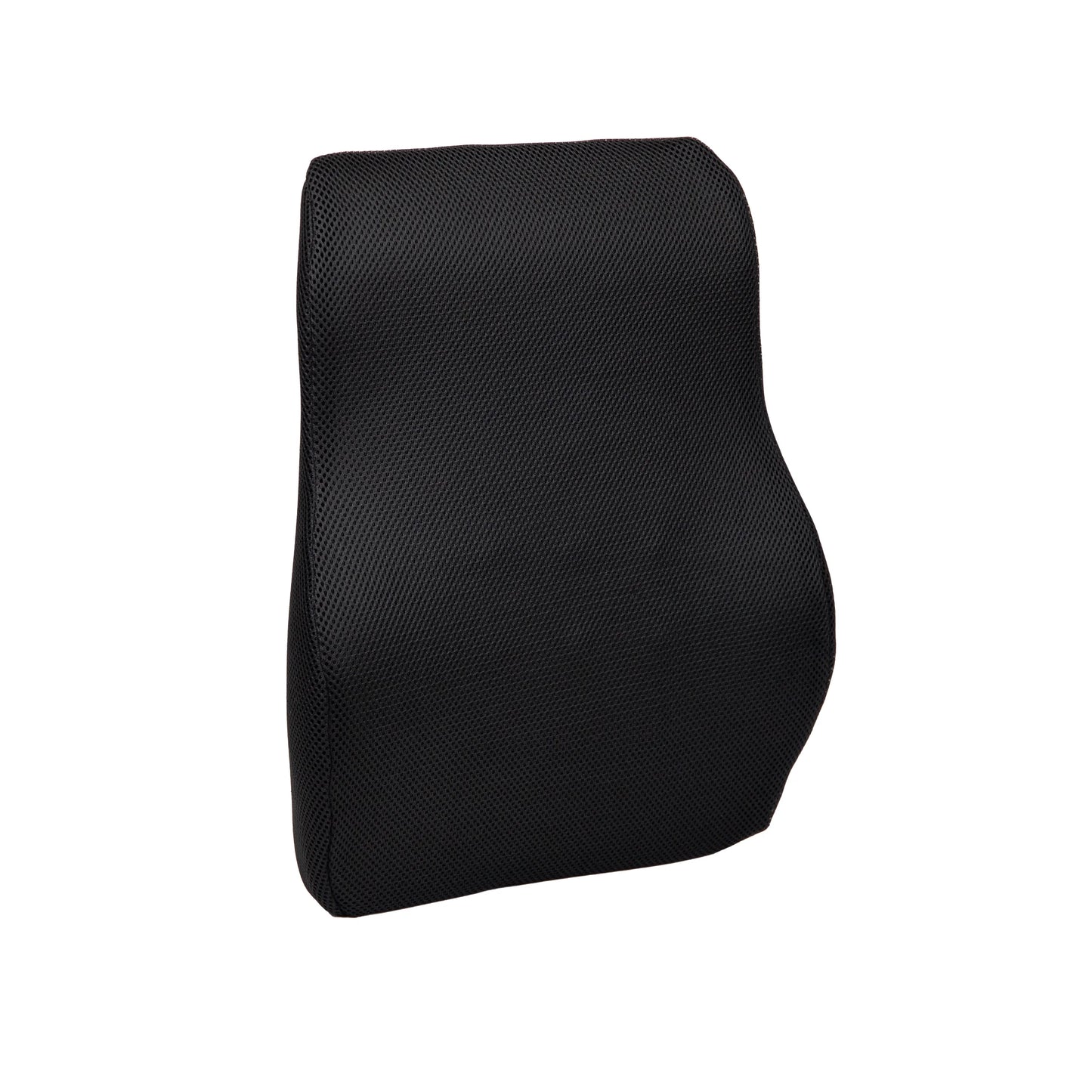 Ergonomic Lower Back Cushion, Office Chair Support, Foam, 17"L X 14.75"W X 5"Height, Black