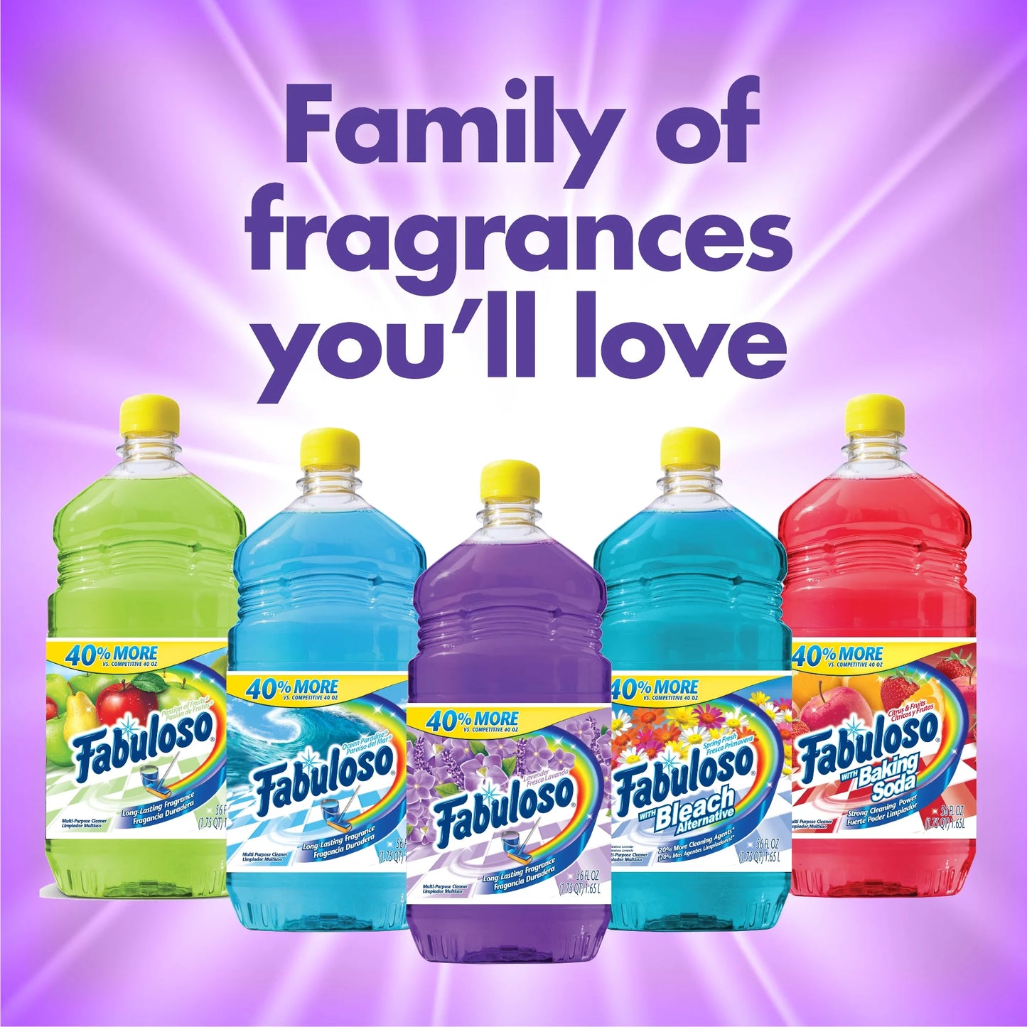 Multi Surface All Purpose Floor Cleaner, Lavender Scent, 128 Fl Oz