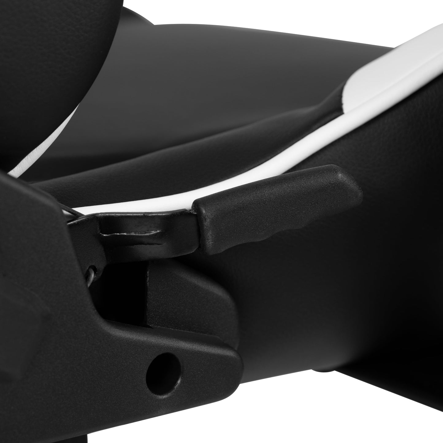 X30 Gaming Chair Racing Office Ergonomic Computer Chair with Fully Reclining Back and Slide-Out Footrest in Black Leathersoft