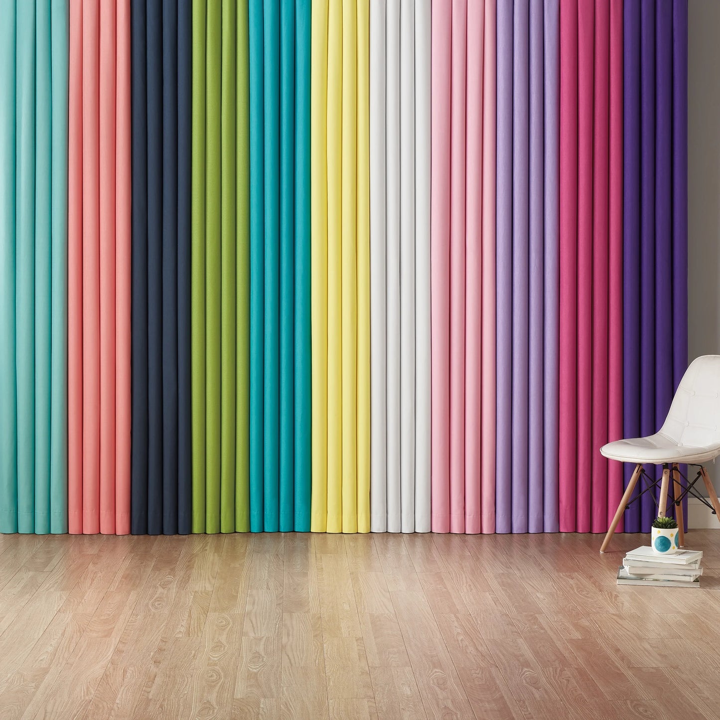 Kendall Modern Blackout Curtains, 63 in Long X 42 in Wide, Purple, Sold as a Single Curtain Panel