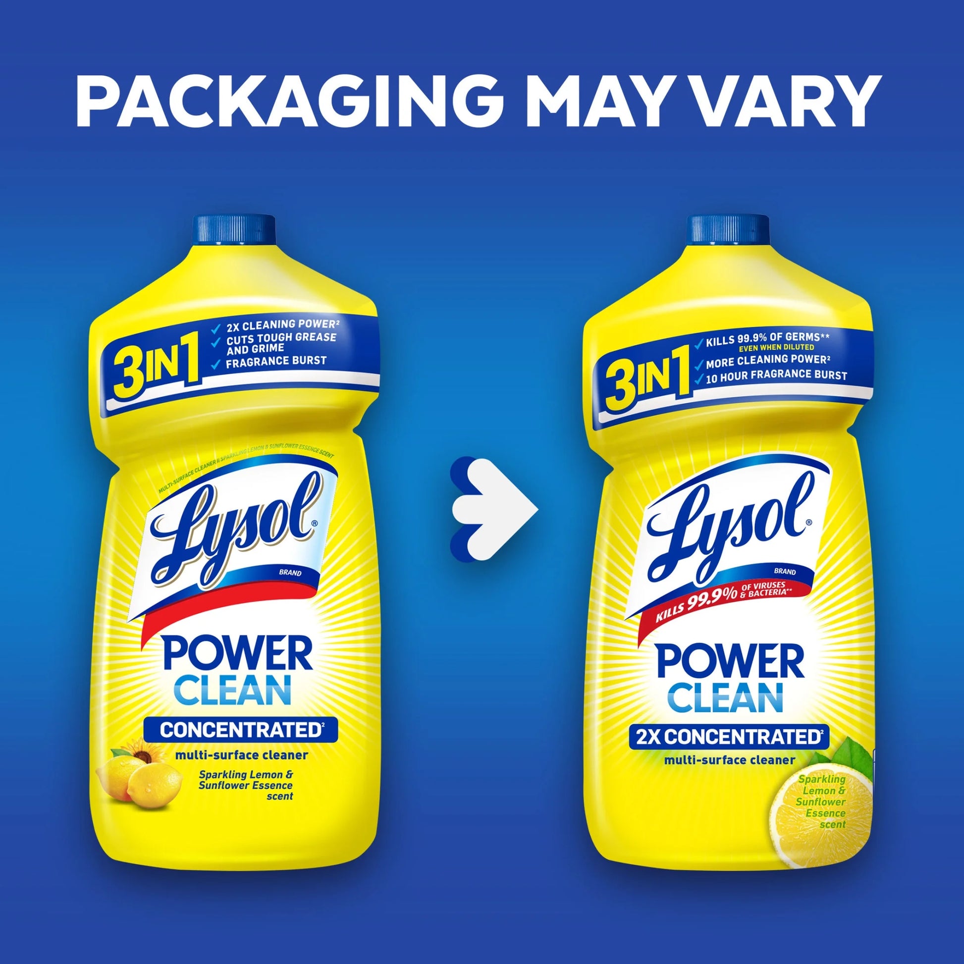 Power Clean Multi-Surface Cleaner, 2X Concentrated Pour, 48 Fl Oz