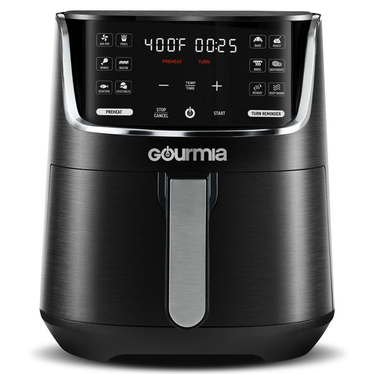 New  1300W 4-Quart Digital Air Fryer, 12 One-Touch Presets, Black