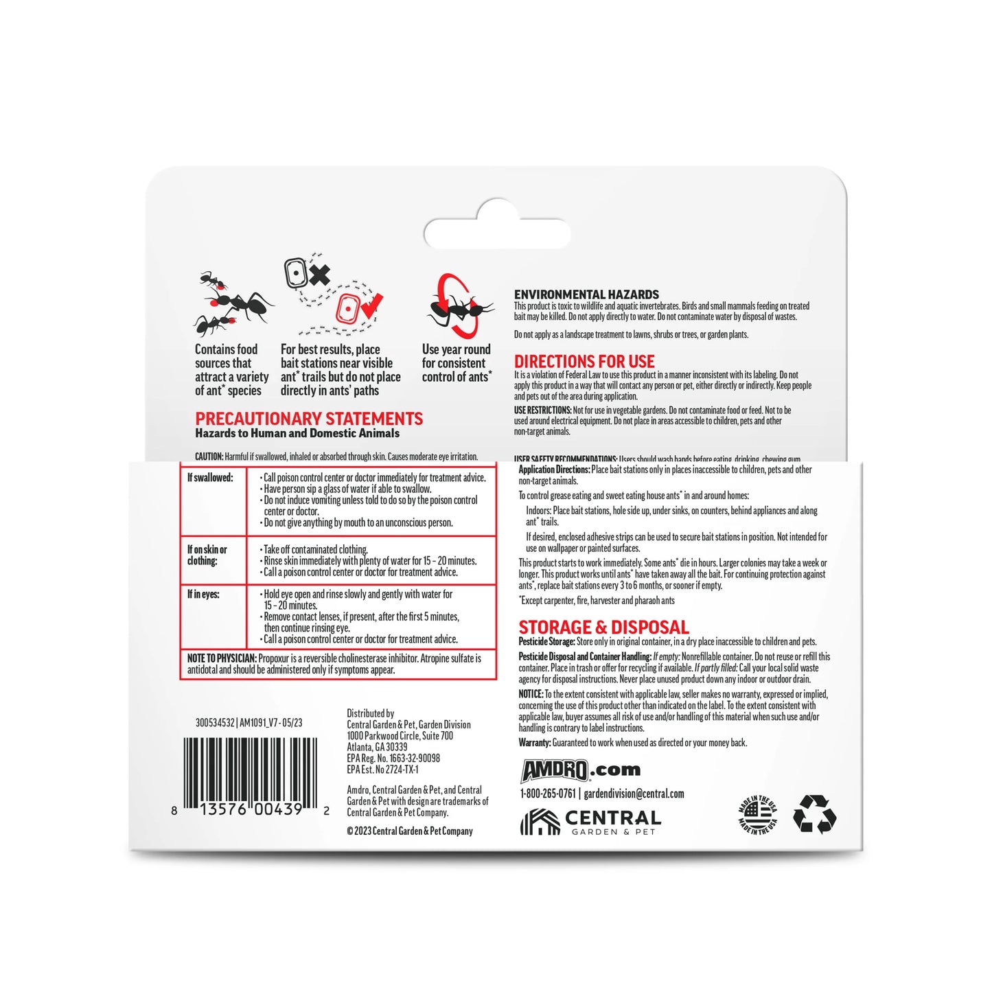 Ant Kills Ant Killer Bait Station, 4 Count