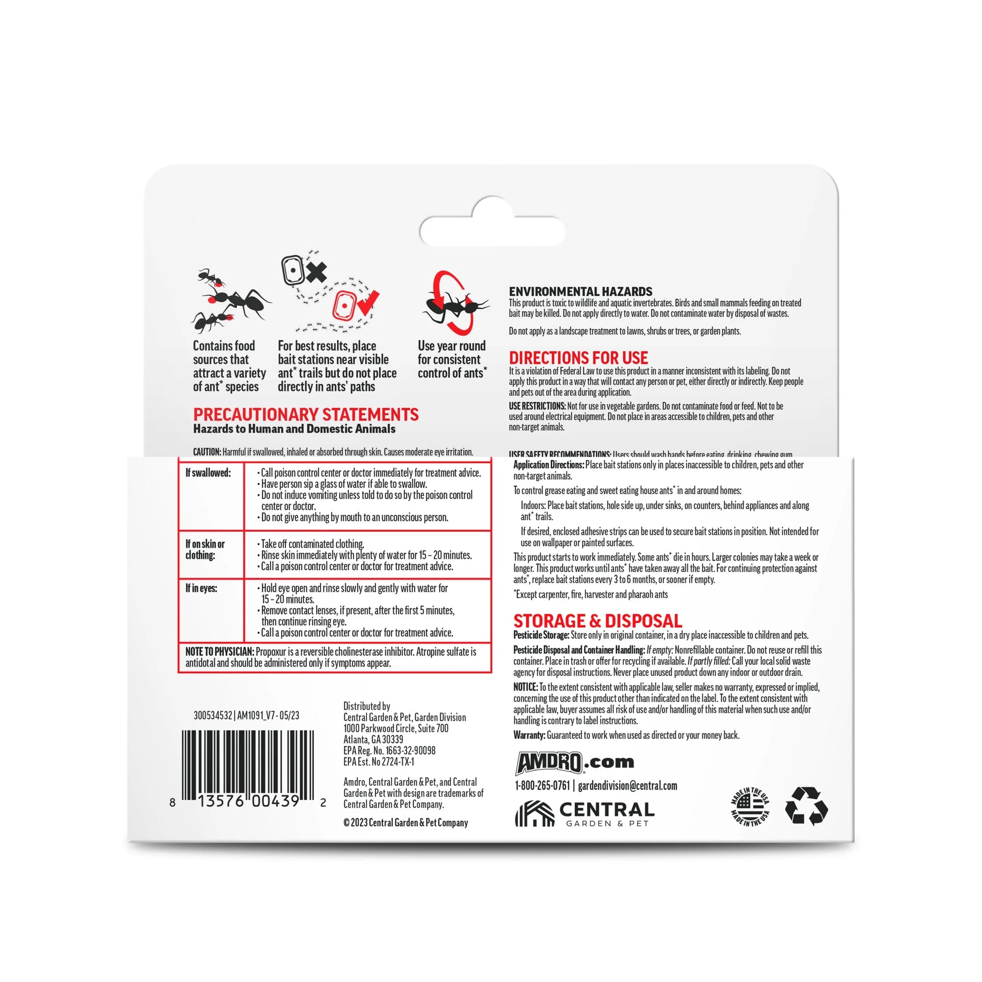 Ant Kills Ant Killer Bait Station, 4 Count