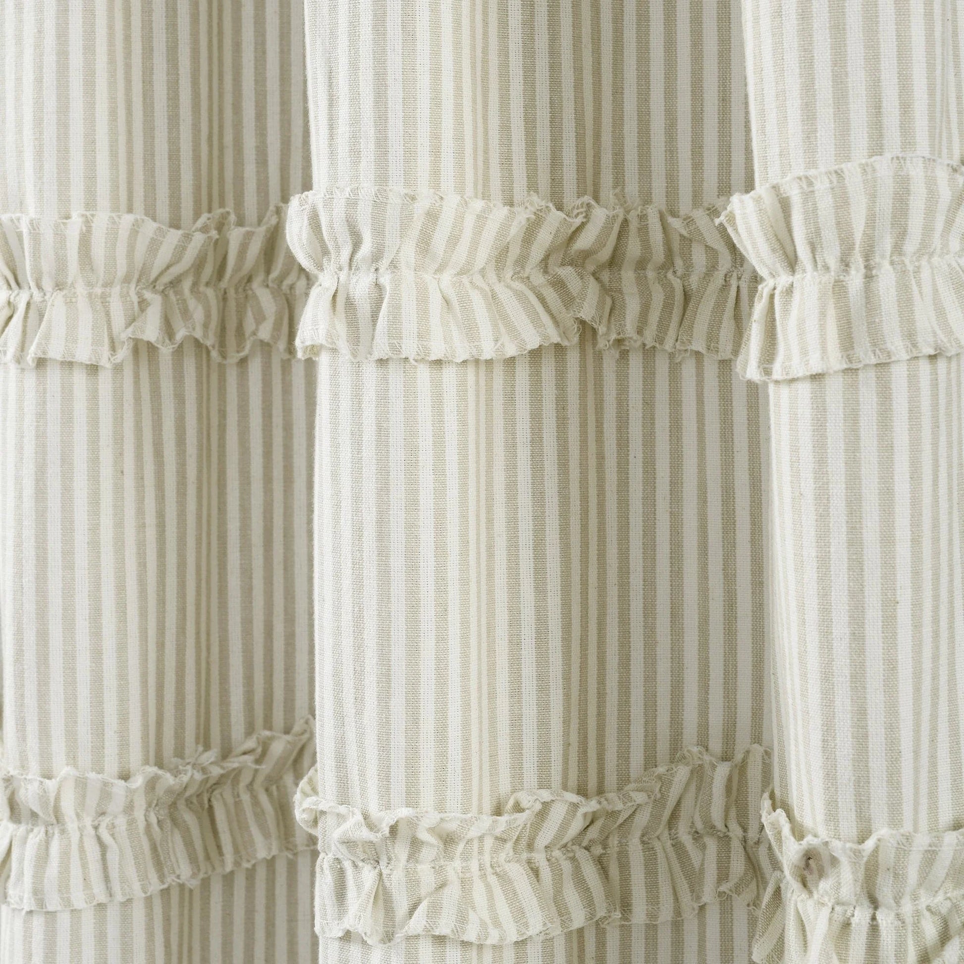 Tucker Stripe Window Curtain Panels - Gray - 84 X 40