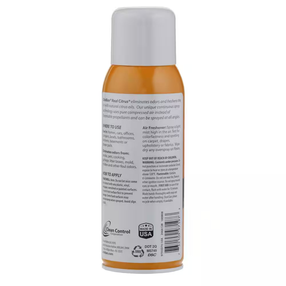 Orange Real Citrus Air Freshener Spray 10 Oz. (2 Pack)