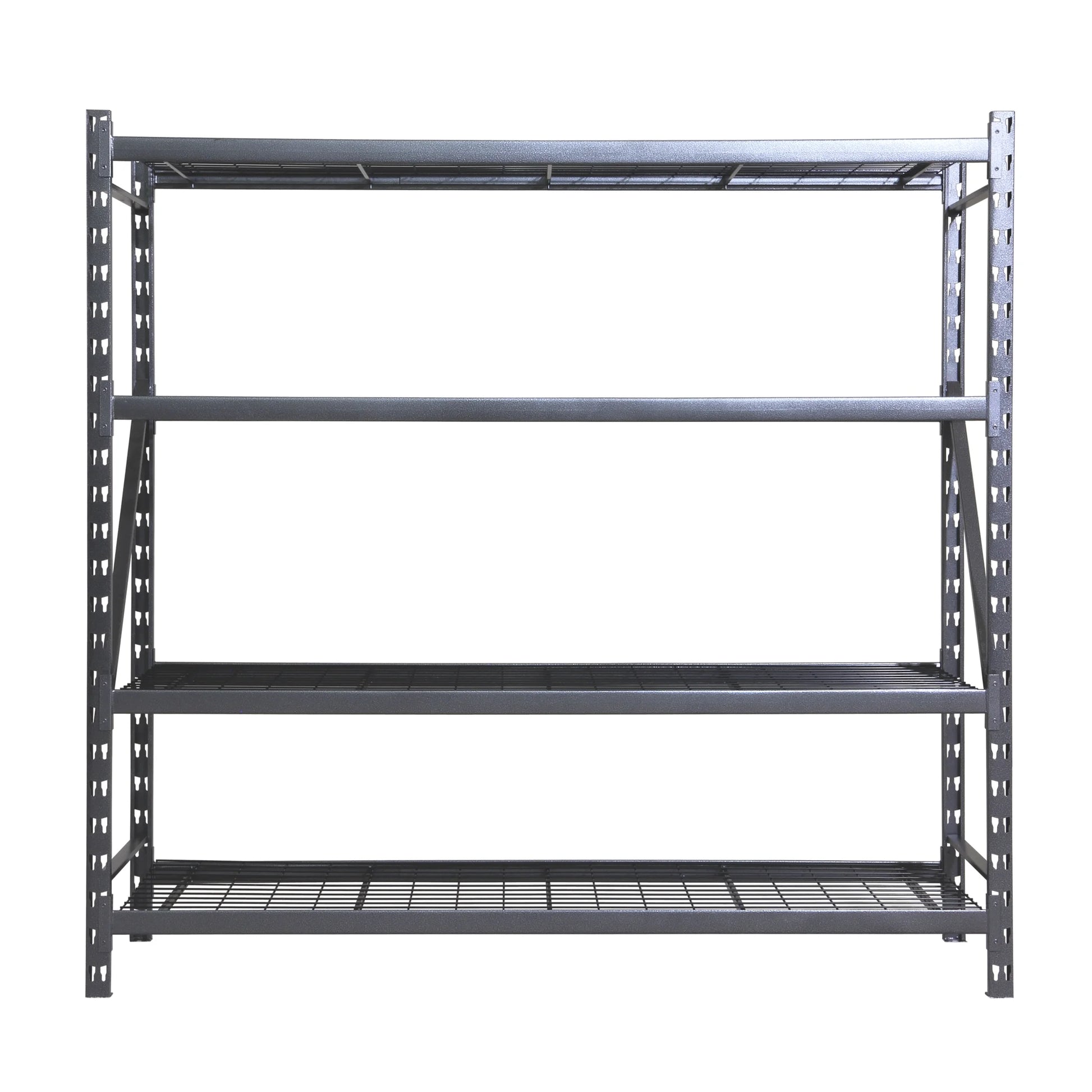 by Shin Crest Steel 4-Tier Storage Rack 72"H X 24"D X 77"W, 1000Lb per Shelf