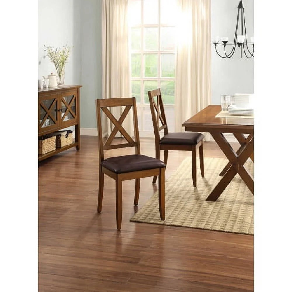 Maddox Crossing Dining Chair, Set of 2, Brown