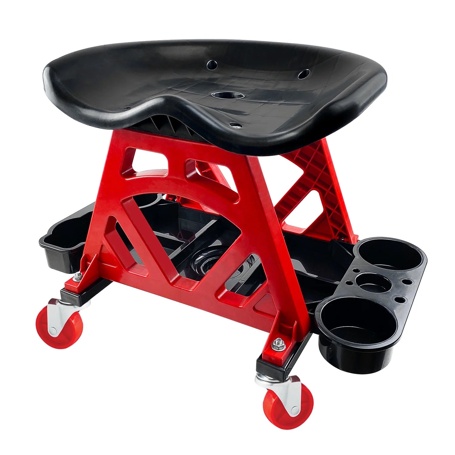 Heavy Duty Red and Black Detailing Seat 1 Set Pack