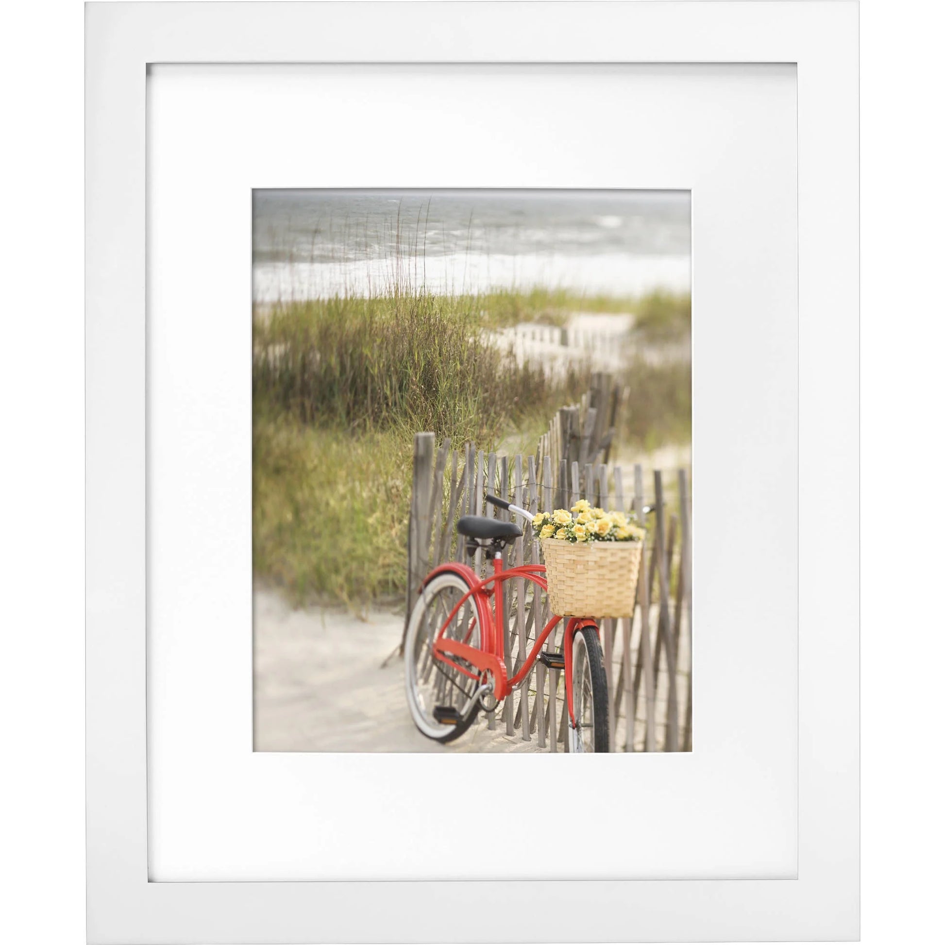 Museum 8X10 Matted to 5X7 Flat Wide Gallery Picture Frame, Mahogany, Set of 2
