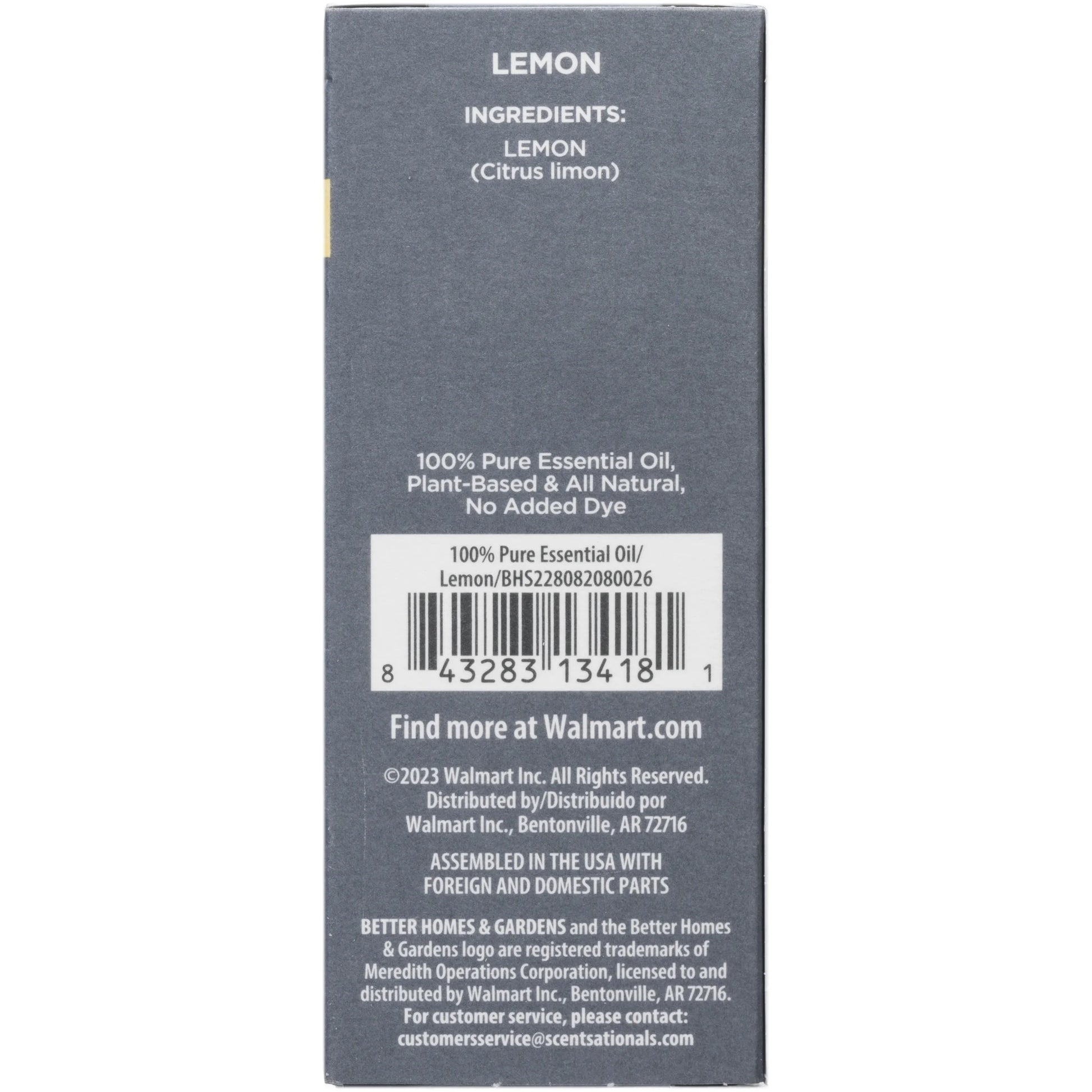 100% Pure Essential Oil: Lemon, 15Ml