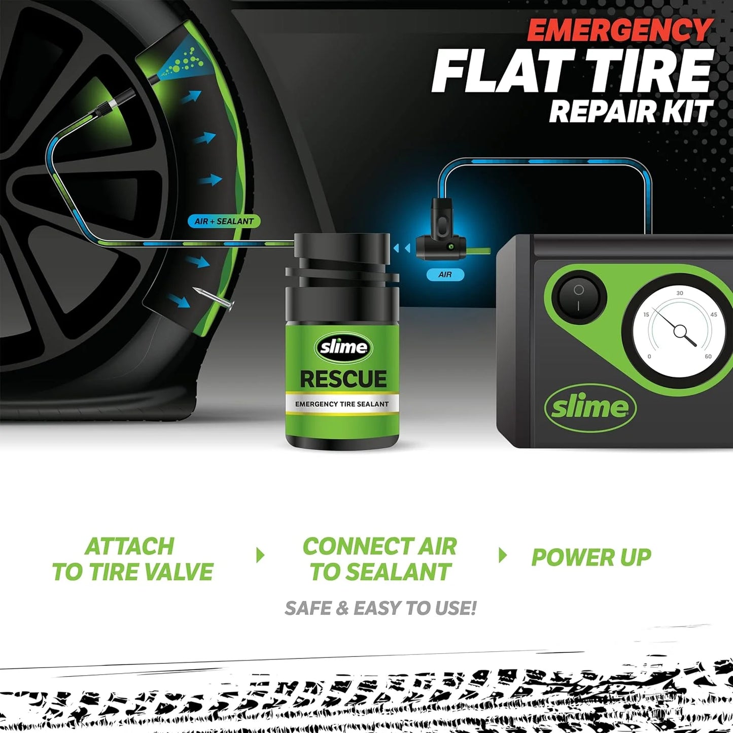 Smart Spair plus Flat Tire Repair Kit, 50138