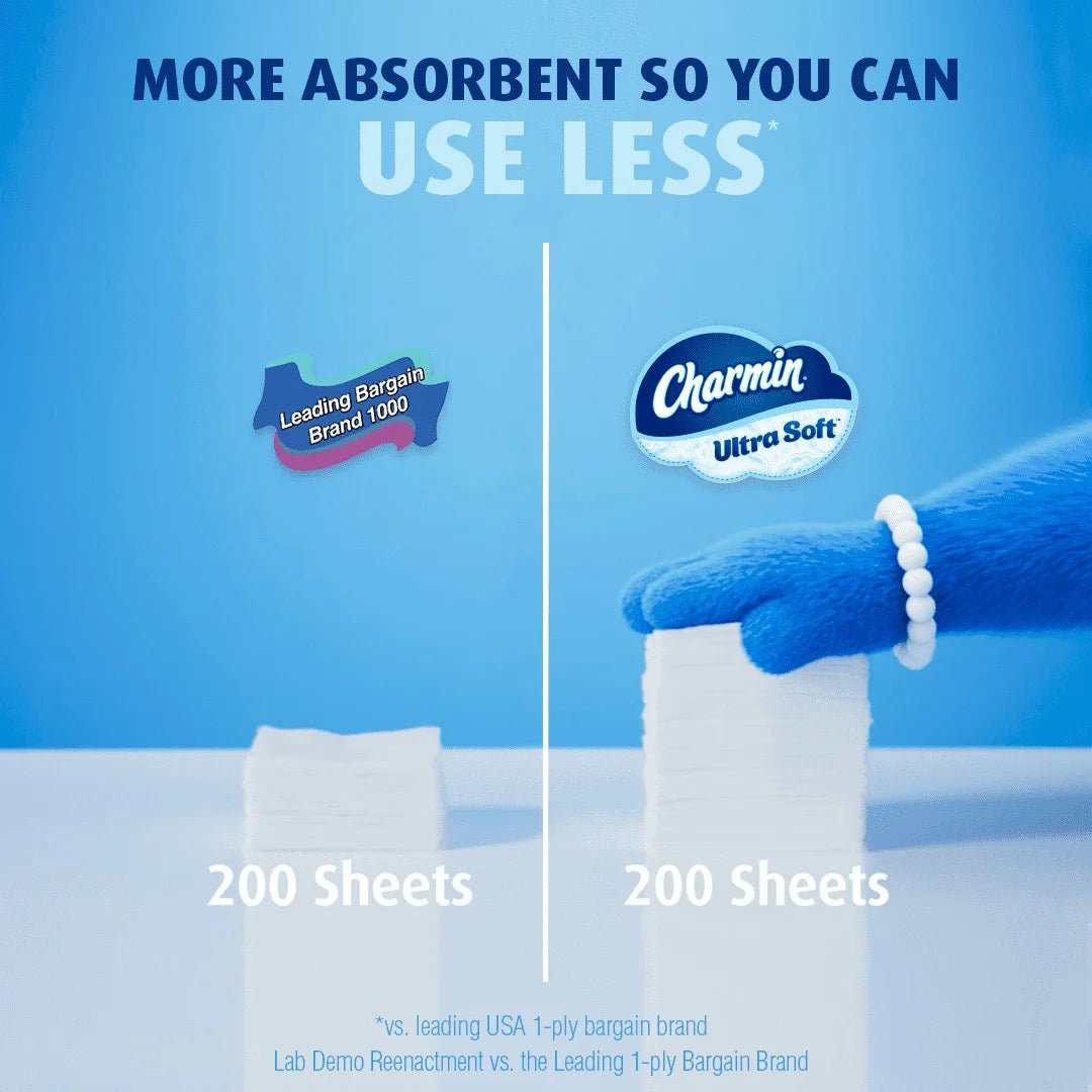 Toilet Paper Ultra Soft, 6 Mega Rolls