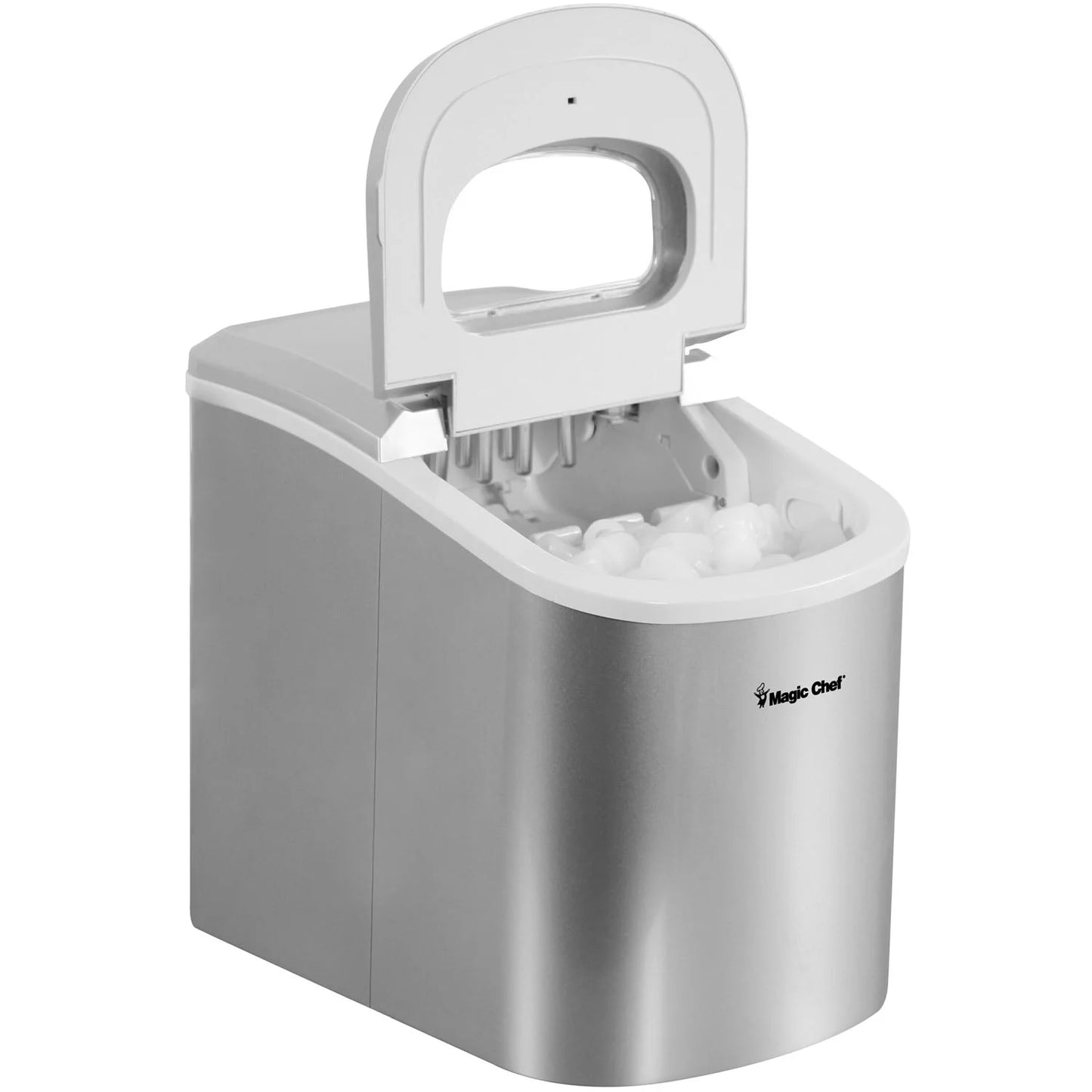 Brand - New Model MCIM22SV 27 Lb. Capacity Portable Ice Maker (Silver) Bullet Ice Cubes