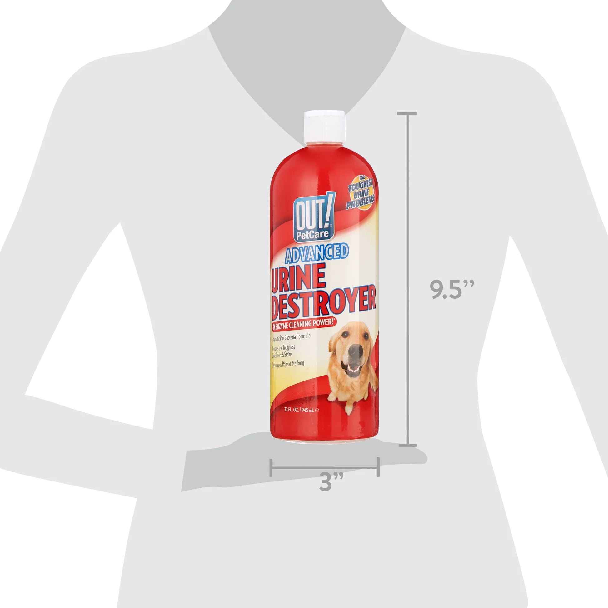 Multi-Surface Pet Urine Carpet Stain & Odor Remover - 32Oz.