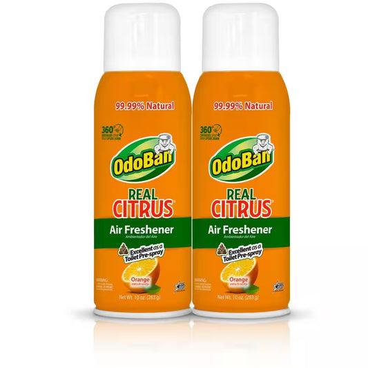 Orange Real Citrus Air Freshener Spray 10 Oz. (2 Pack)