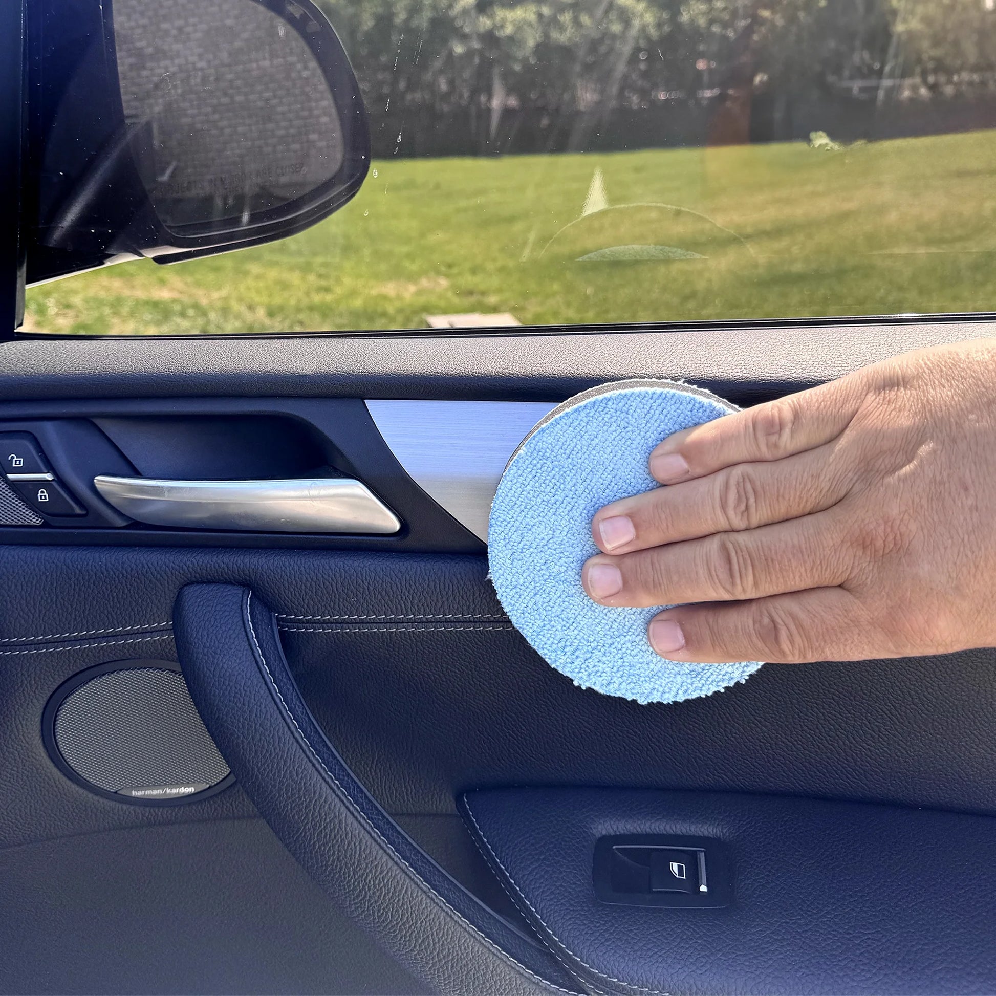 Microfiber Car Wax & Polish Applicator Pads, Edgeless Design, 5 Pack
