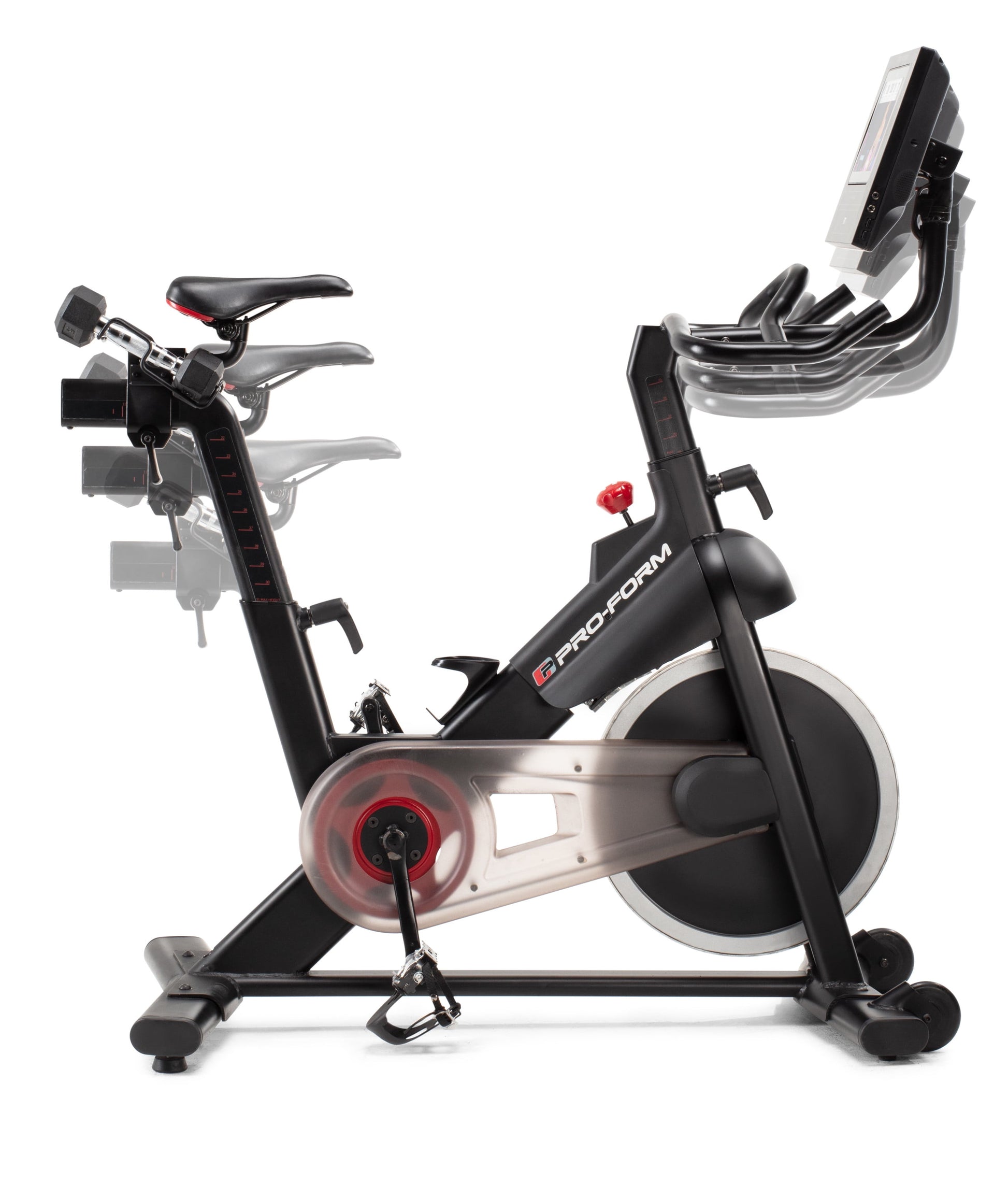 SMART Power 10.0 Exercise Bike with 10” HD Touchscreen and 30-Day Ifit Membership for Studio Classes & Global Workouts