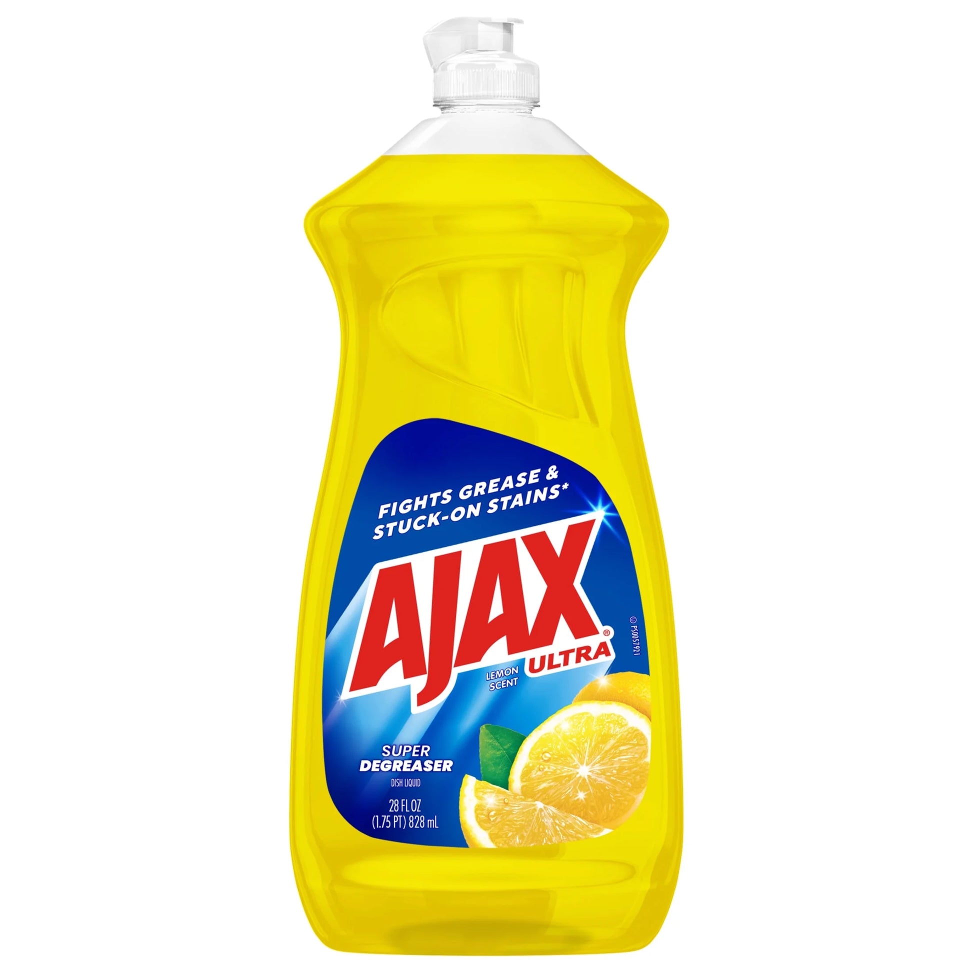 Ultra Liquid Dish Soap, Lemon Scent, Super Degreaser, 28 Fluid Ounce