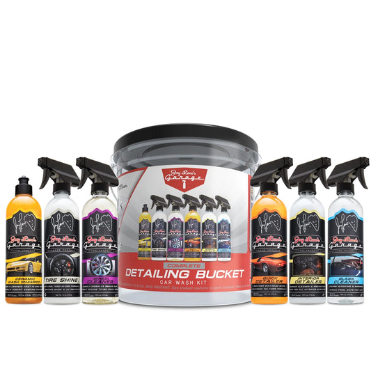 Complete Detailing Bucket Car Wash Kit - 8-Piece All-In-One Car Care Set