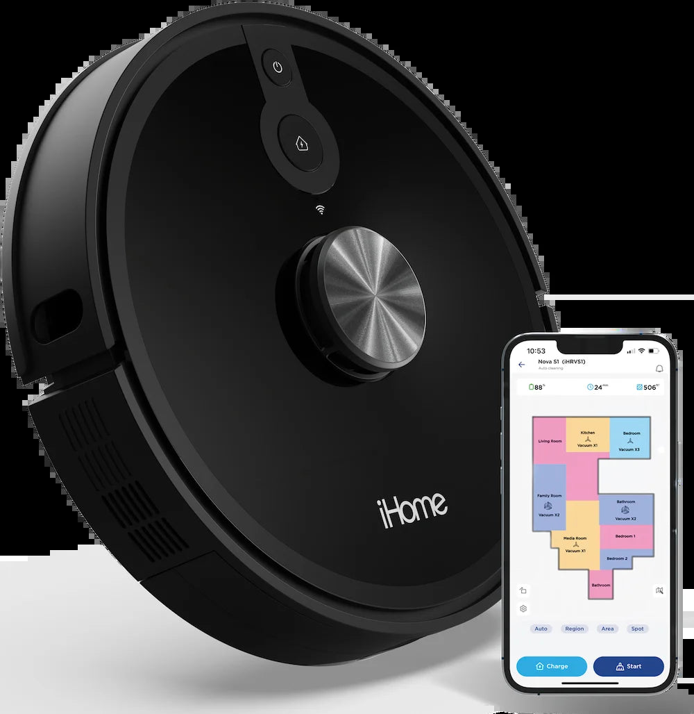 Autovac Nova S1 Robot Vacuum with LIDAR Navigation, 150 Min Runtime, 2700Pa Suction, New