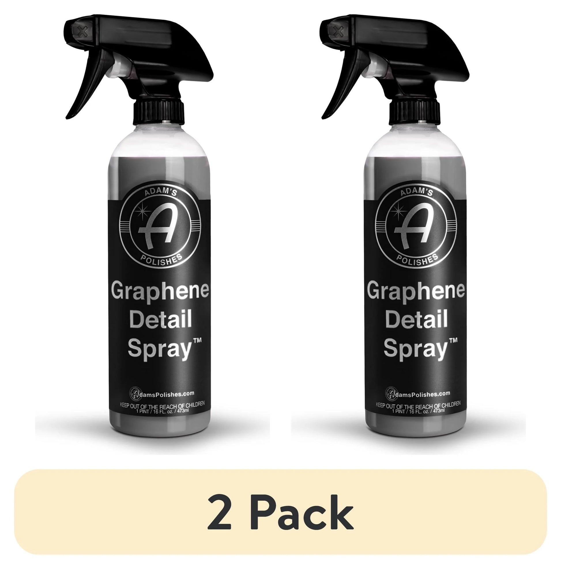 (2 Pack) Adam’S Polishes Graphene Detail Spray, 16Oz
