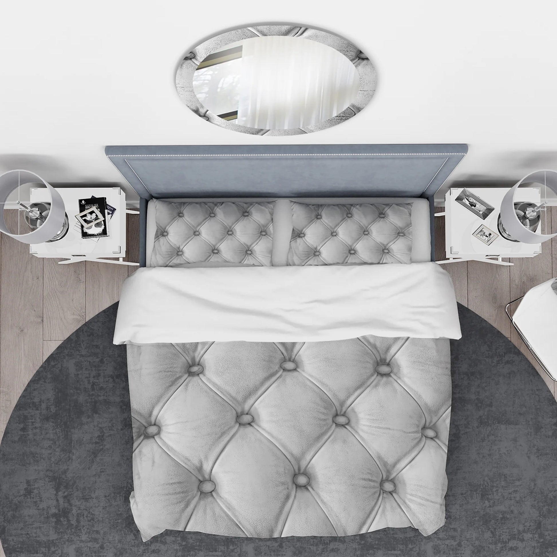 'Luxury Classic Leather Pattern' Vintage Duvet Cover Set