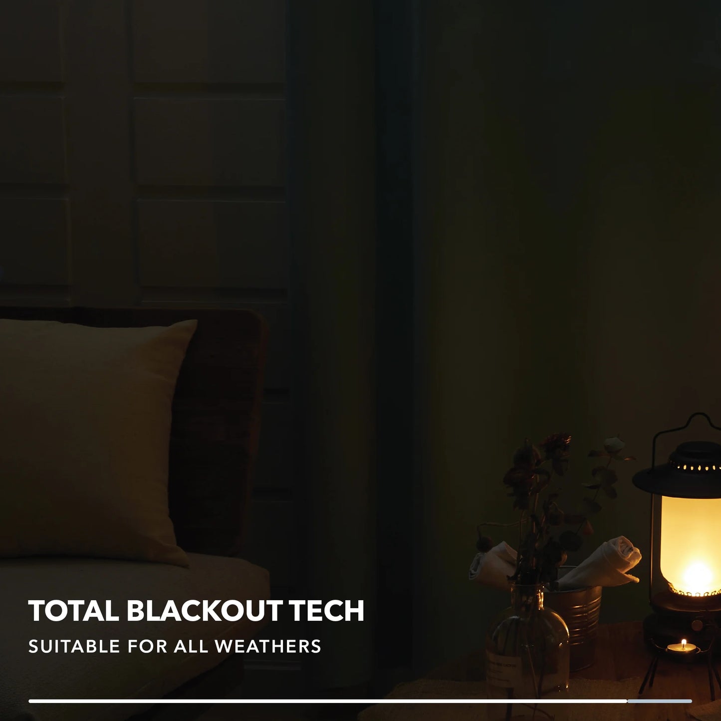 Total Blackout Curtains 2 Panels, Grommet Curtains Total Light Blocking Curtain, Soundproof Curtains for Bedroom (Khaki, 42W X 95L Inch)