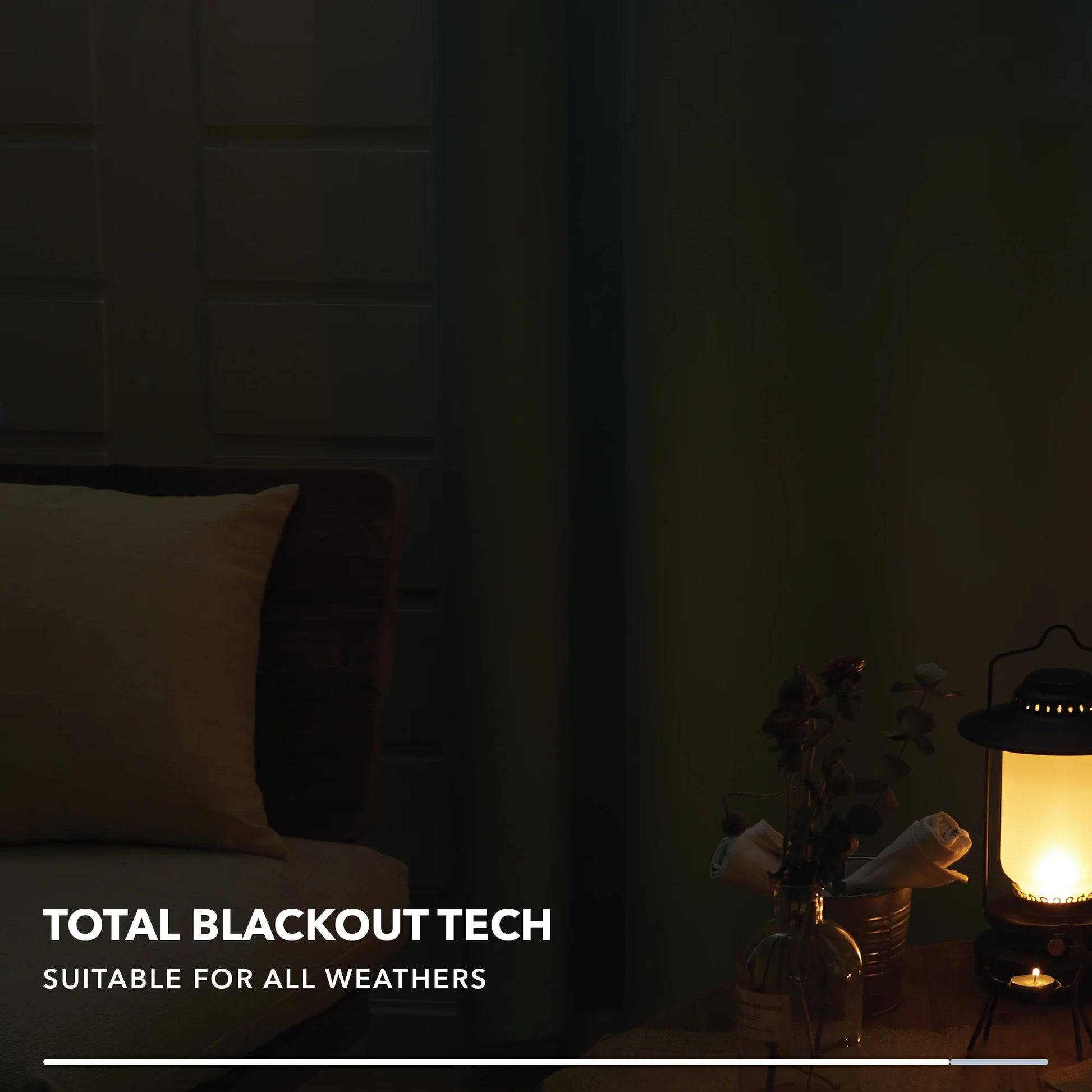 Total Blackout Curtains 2 Panels, Grommet Curtains Total Light Blocking Curtain, Soundproof Curtains for Bedroom (Khaki, 42W X 95L Inch)