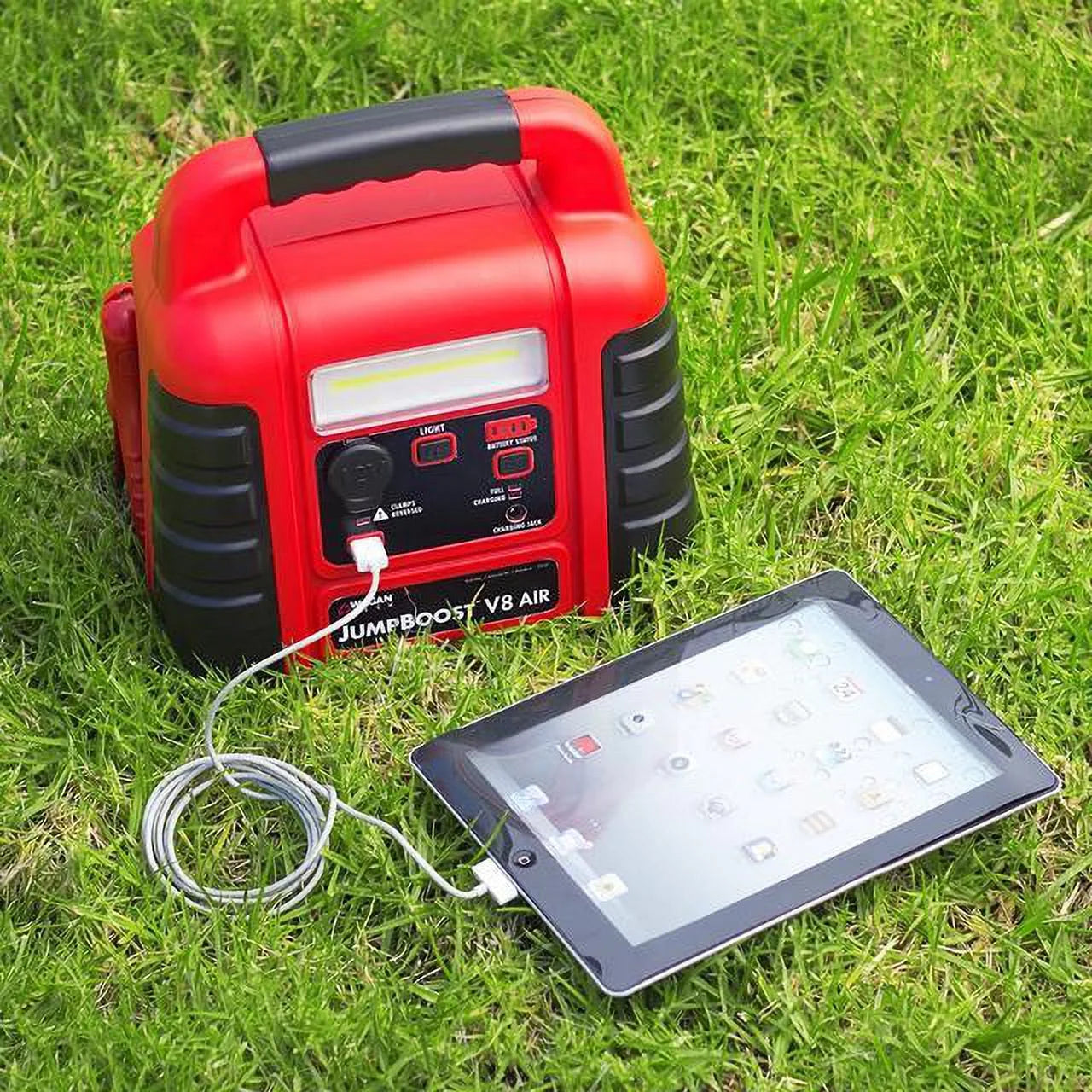 Jumpboost V6 Air Automotive Jump Starters with Air Compressor and LED Worklight, 12.5 Lbs