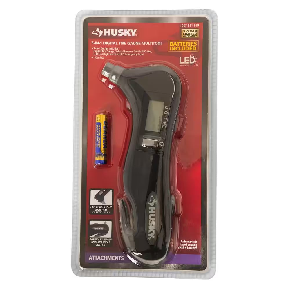 5-In-1 Digital Tire Pressure Gauge