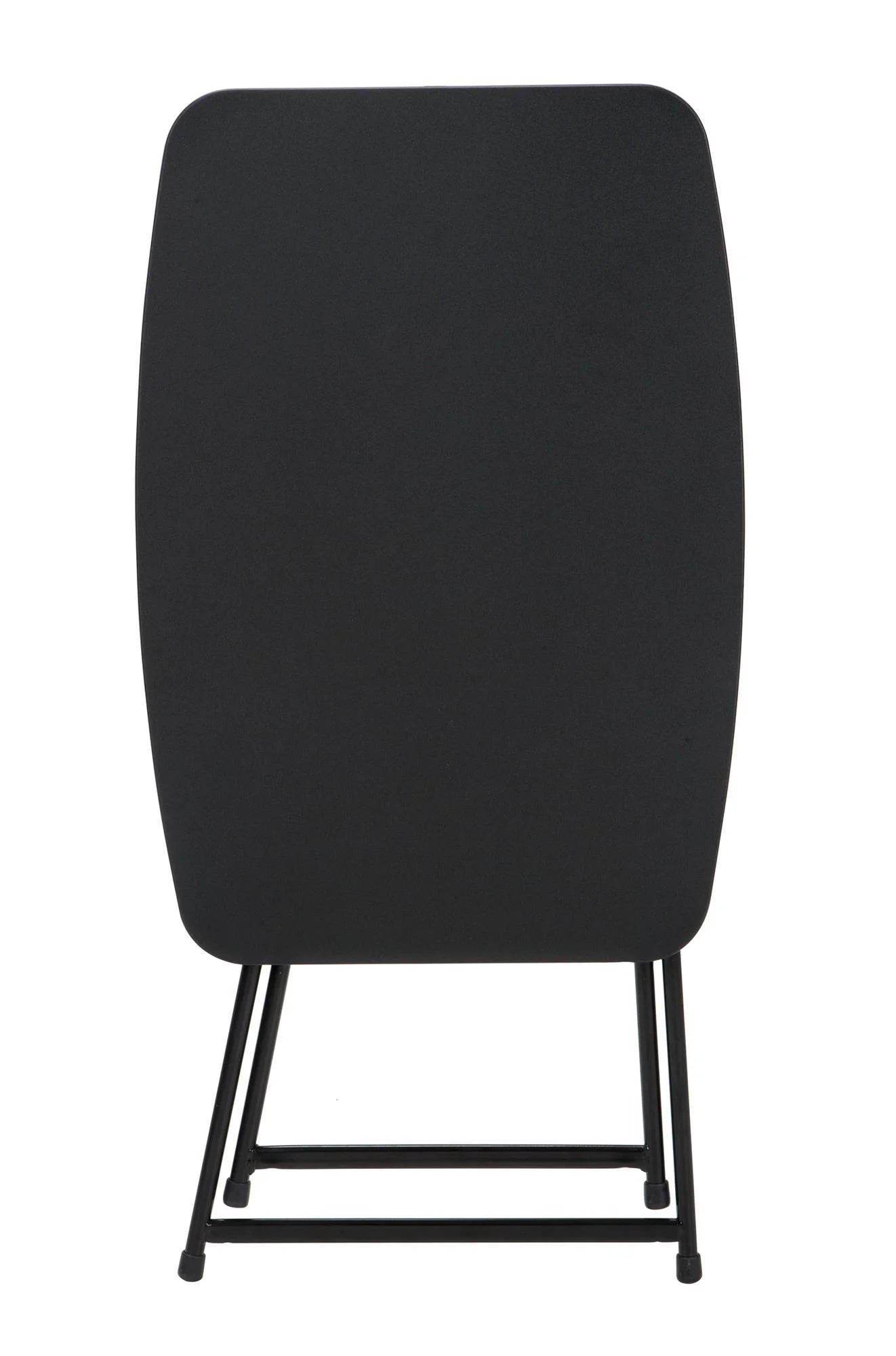 26" Adjustable Height Personal Folding Table, Black