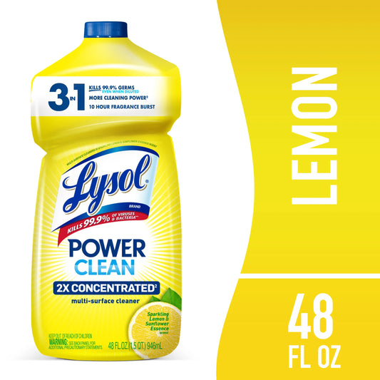 Power Clean Multi-Surface Cleaner, 2X Concentrated Pour, 48 Fl Oz