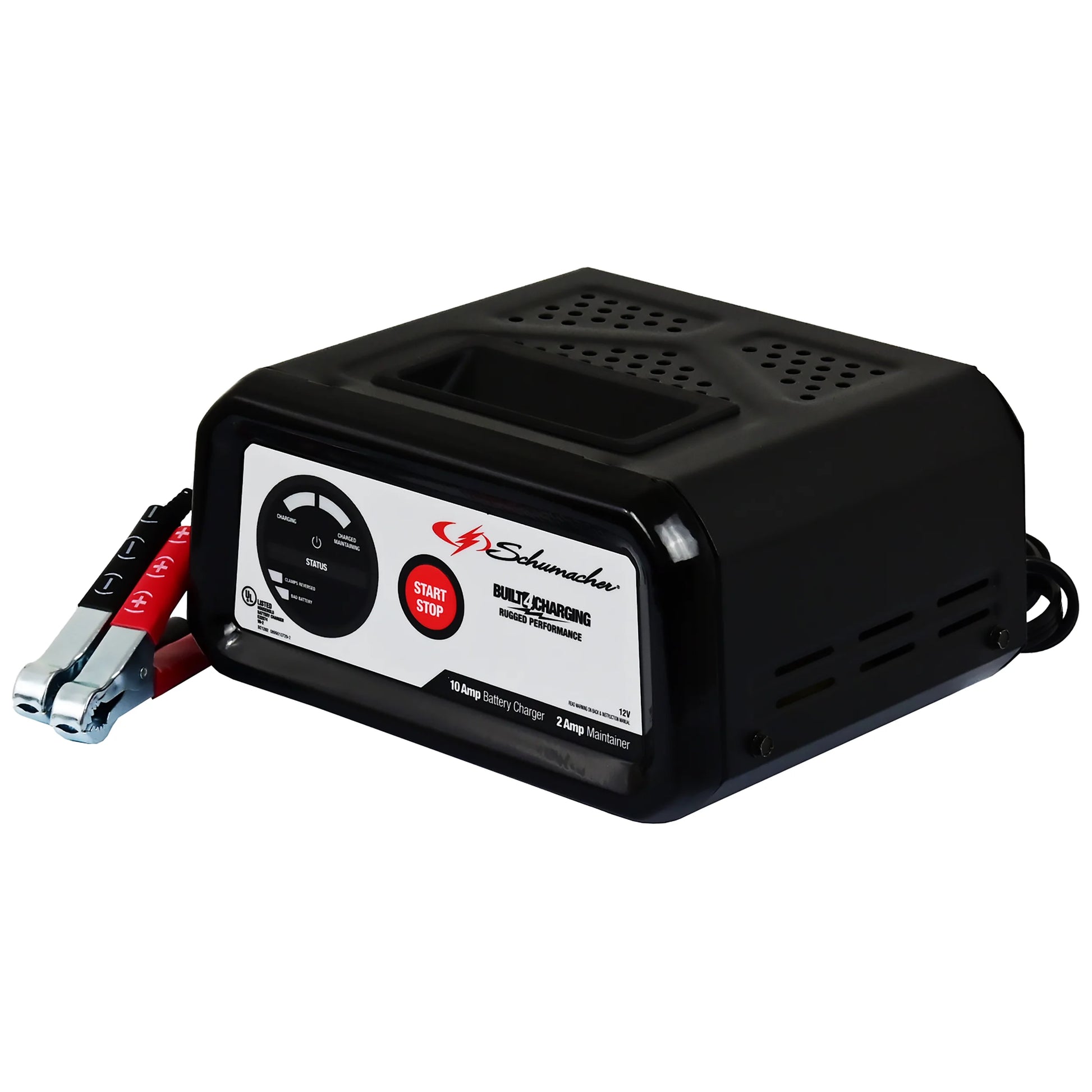 SC1282 3-In-1 12V Fully Automatic 10A Battery Charger and Maintainer