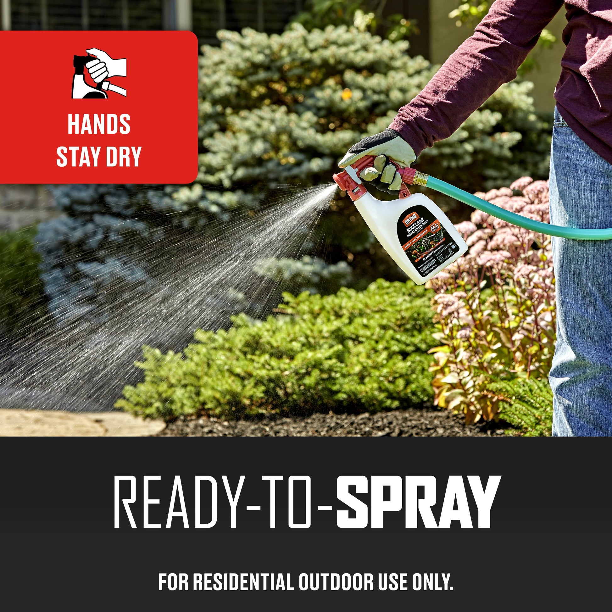 Bugclear Insect Killer for Lawns and Landscapes Ready-To-Spray, 32 Oz.