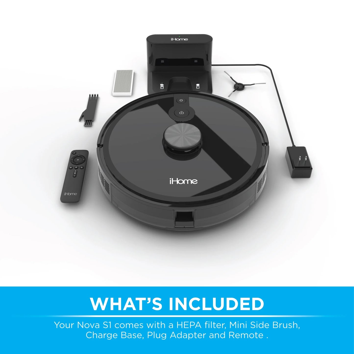 Autovac Nova S1 Robot Vacuum with LIDAR Navigation, 150 Min Runtime, 2700Pa Suction, New