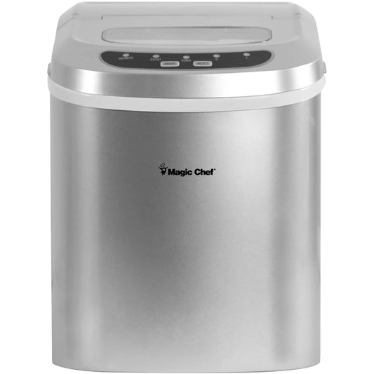 Brand - New Model MCIM22SV 27 Lb. Capacity Portable Ice Maker (Silver) Bullet Ice Cubes