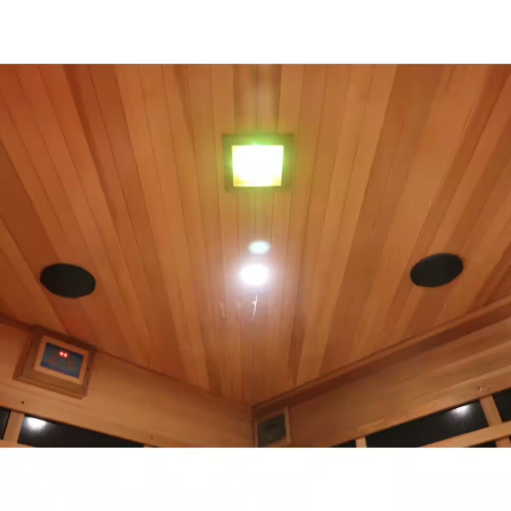 4-Person Cedar Corner Infrared Sauna