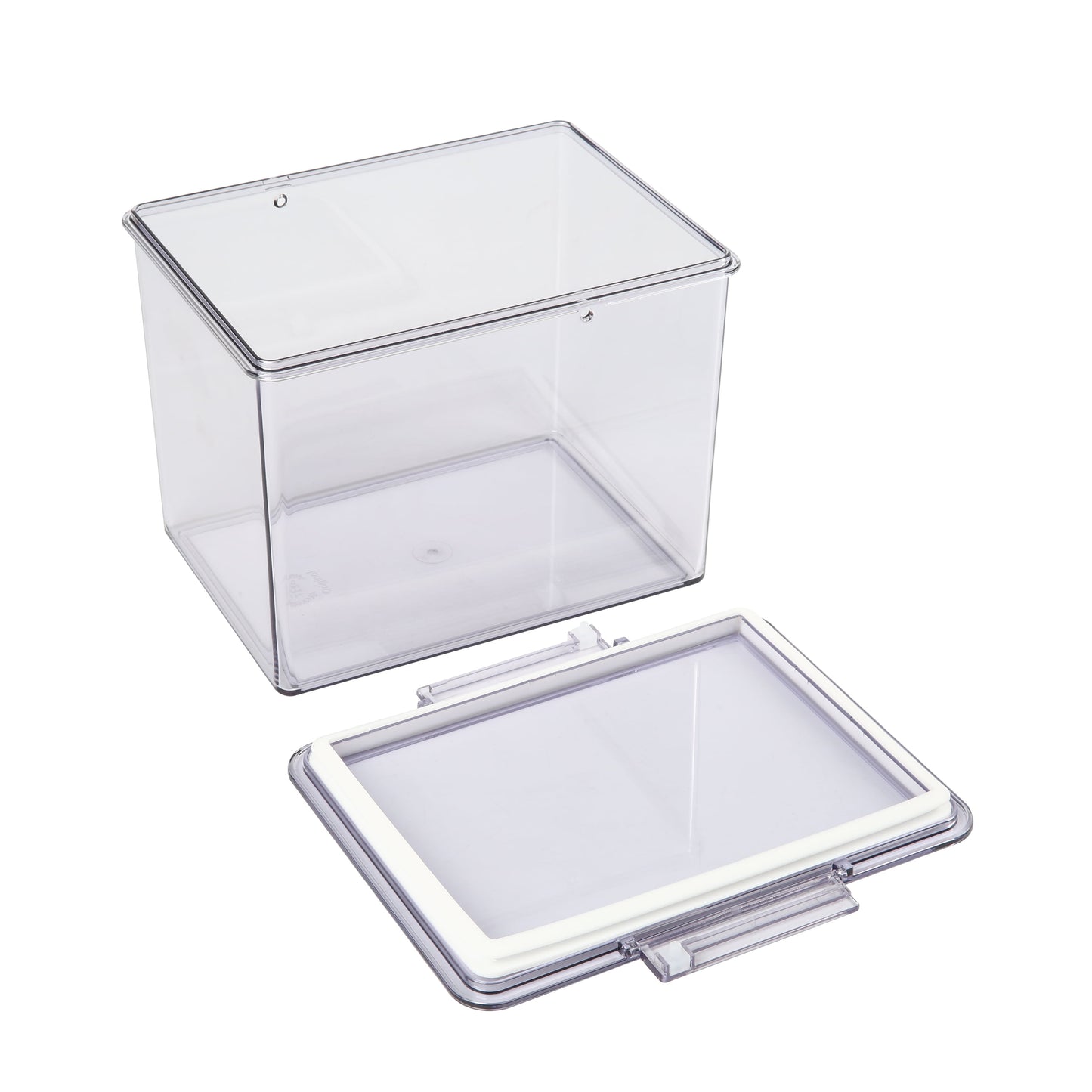 XL Canisters Clear Plastic Food Storage Containers, Pack of 2