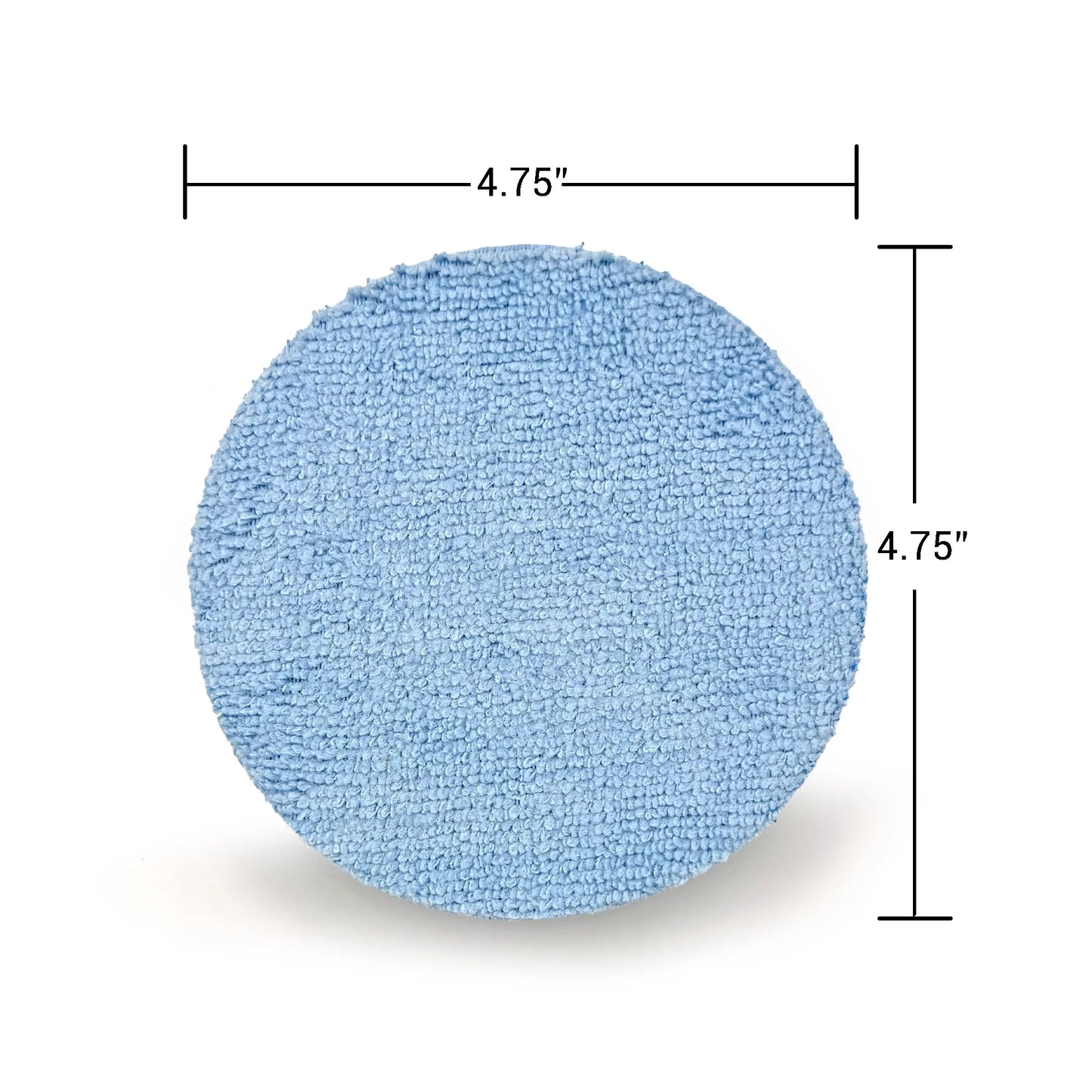 Microfiber Car Wax & Polish Applicator Pads, Edgeless Design, 5 Pack
