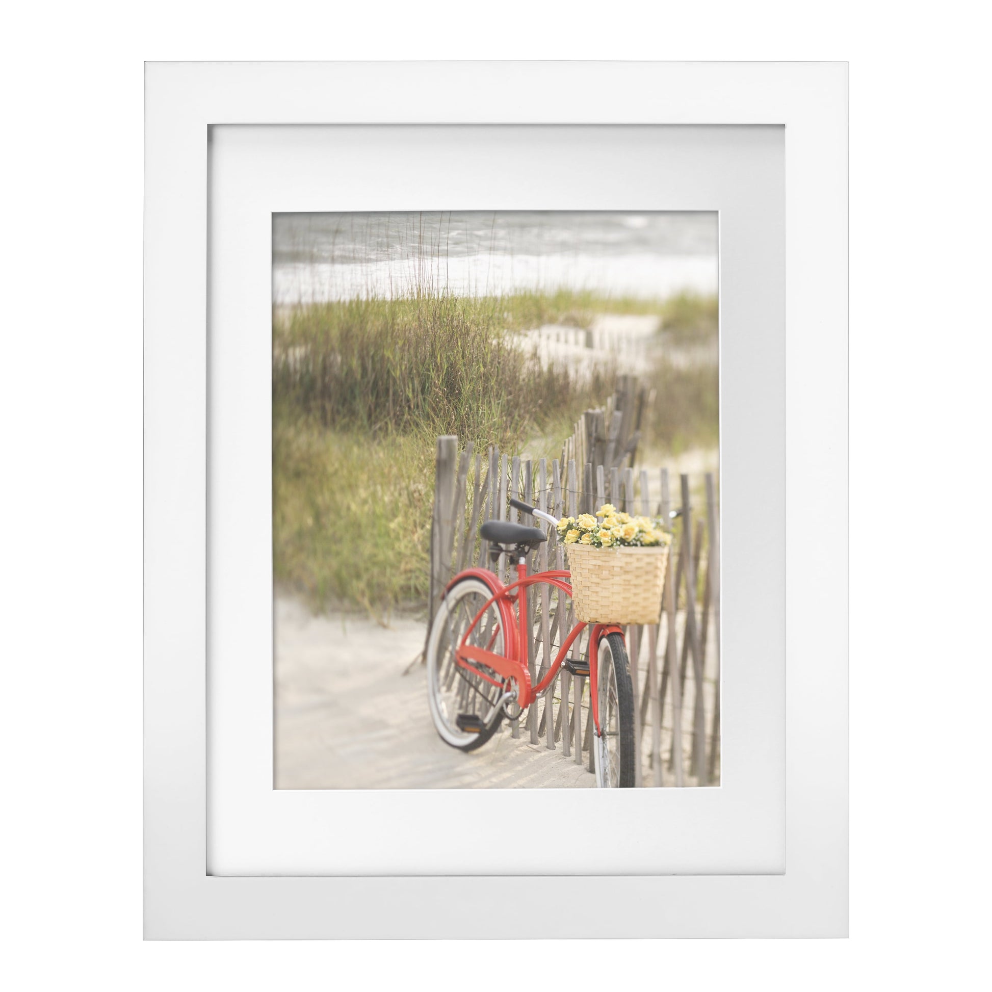 Museum 8X10 Matted to 5X7 Flat Wide Gallery Picture Frame, Mahogany, Set of 2