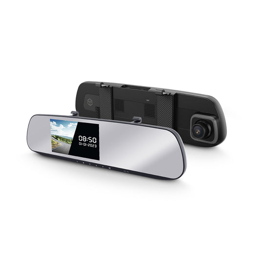 Roadcam Mirror 1080P Mirror Mount Dash Cam, Universal Compatibility with Smart G-Sensor, 4.7" Monitor, Adjustable Lens, Wide Angle View, BT533147