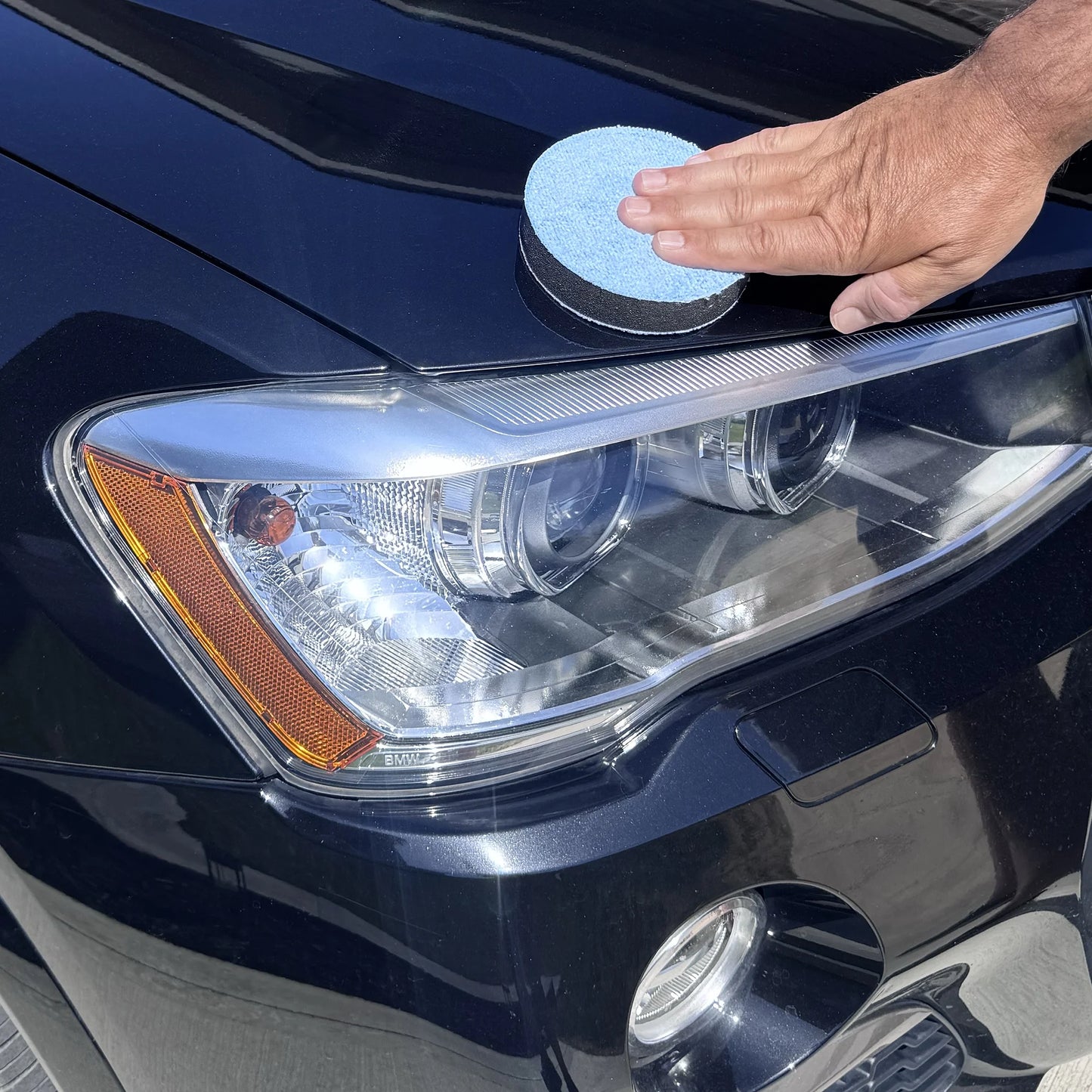Microfiber Car Wax & Polish Applicator Pads, Edgeless Design, 5 Pack