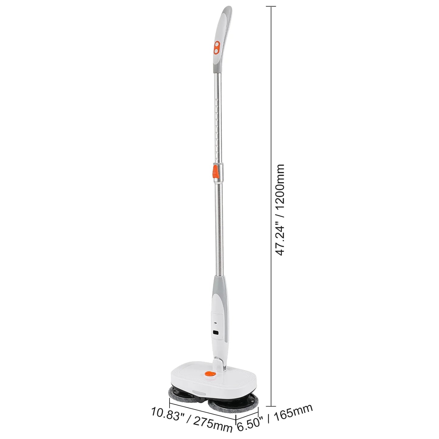 Cordless Electric Mop Electric Spin Mop with LED Headlight and Water Spray