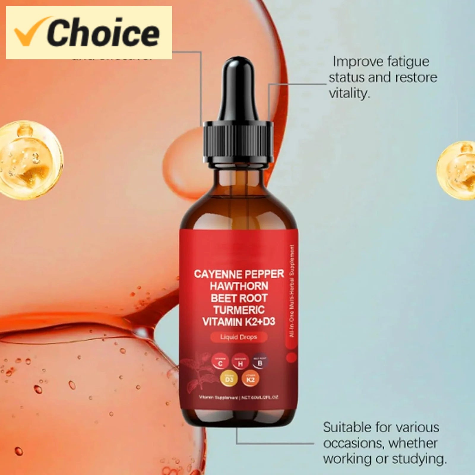 Capsicum Extract Capsicum Drops Organic Beetroot Drops 60Ml Cayenne Pepper Liquid