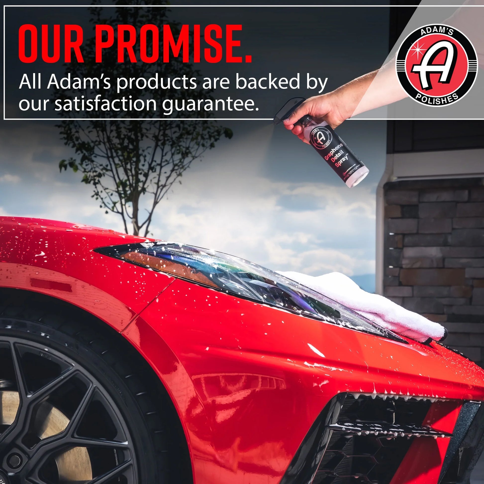 (2 Pack) Adam’S Polishes Graphene Detail Spray, 16Oz