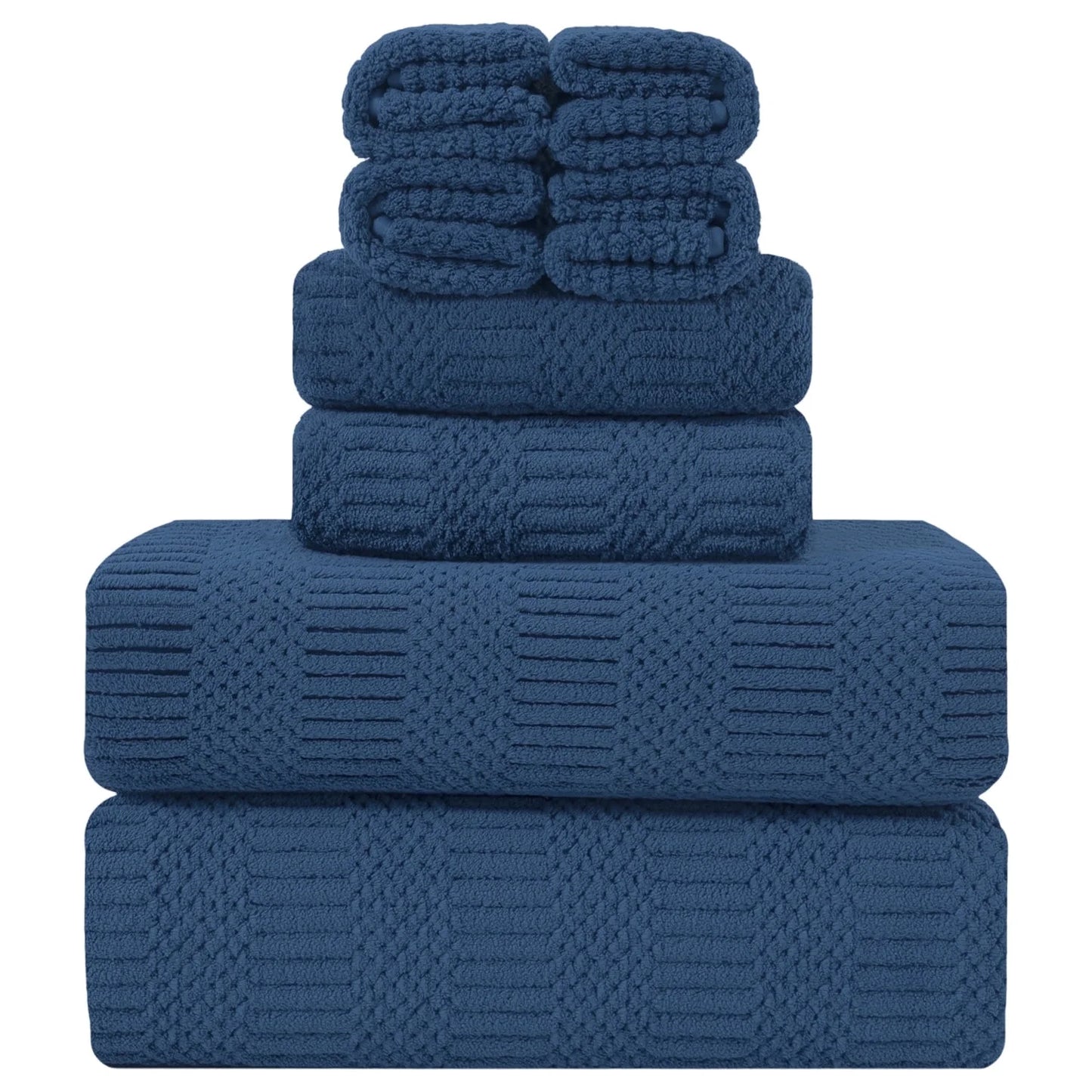 Bathroom Towel Set Dark Gray 4-Piece 700GSM Ultra Microfiber Bath Towel Set for Adult, Child and Senior